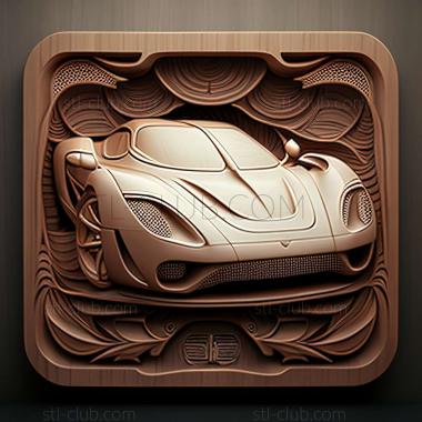 3D model Koenigsegg CC (STL)